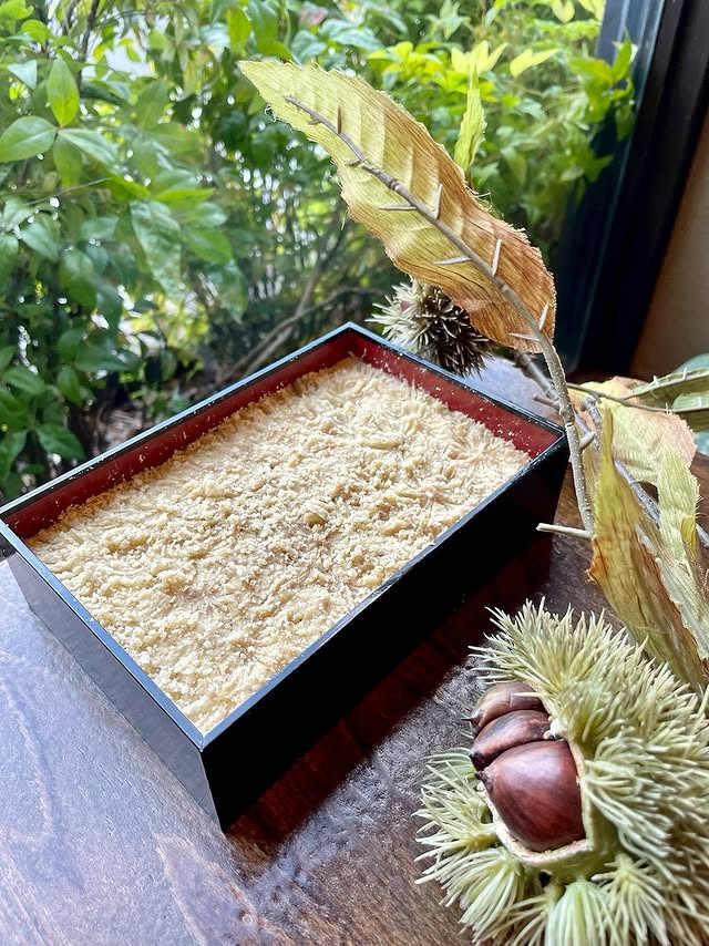 季節の和菓子：栗日和