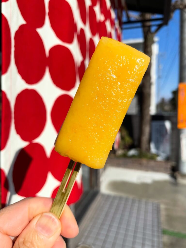 季節の和菓子:みかんういろバー